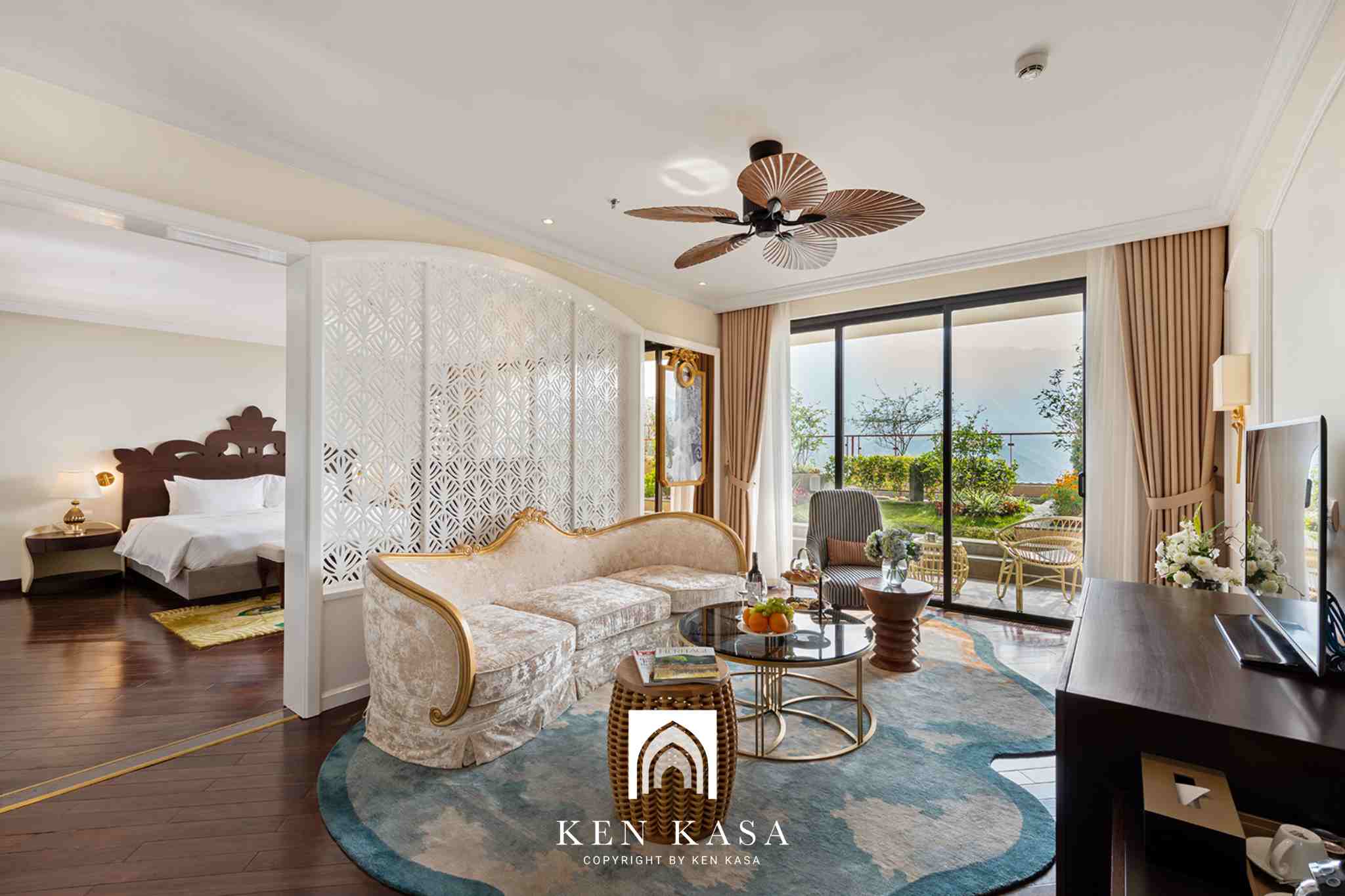 Điểm giống nhau về kh&ocirc;ng gian giữa ph&ograve;ng deluxe với ph&ograve;ng suite 